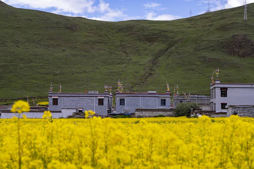 環(huán)境優(yōu)美的道布龍村一角。