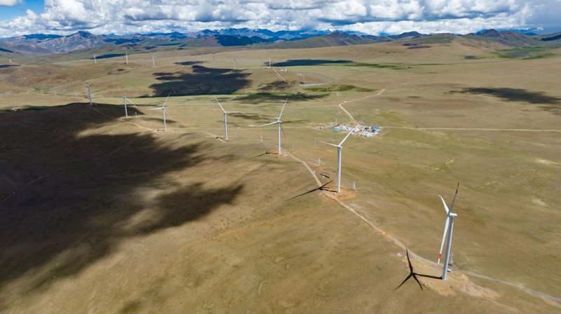 西藏措美哲古風(fēng)電場(chǎng)。受訪者供圖