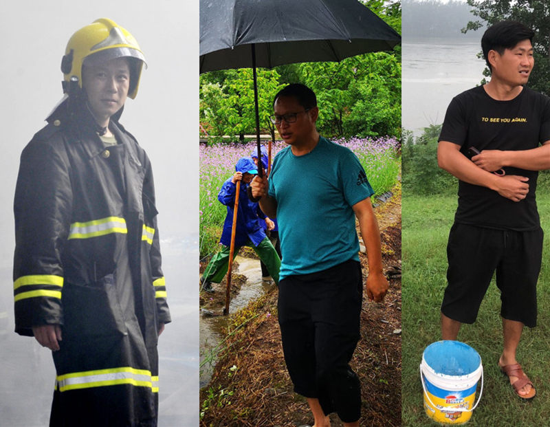 左起：陳陸、甘磊、帖克艷。